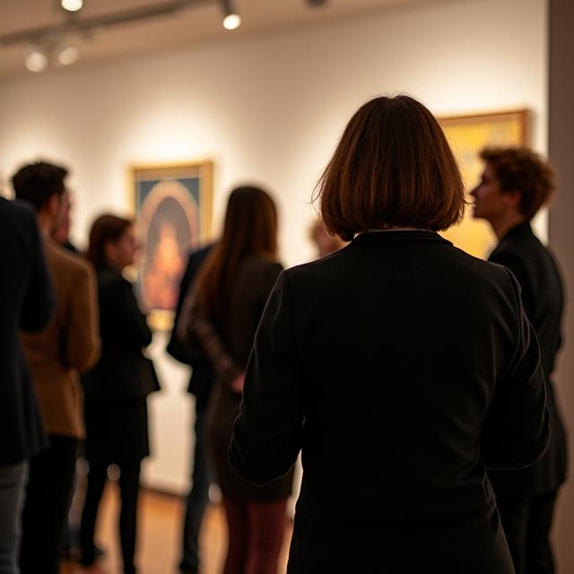 Vernissage galerie d'art