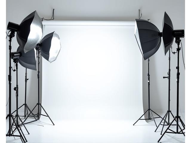 Studio photo éclairage professionnel