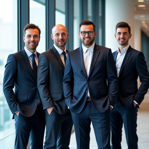 Portfolio équipe corporate moderne