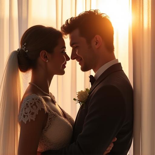 Portfolio mariage couple romantique