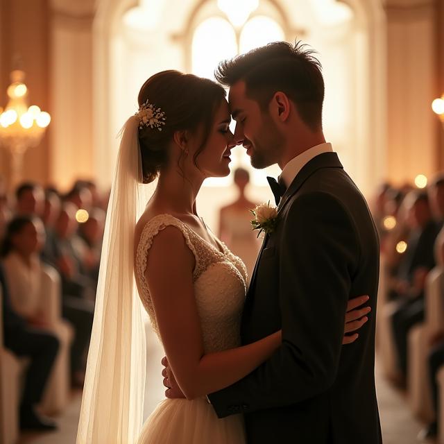 Mariage cérémonie romantique